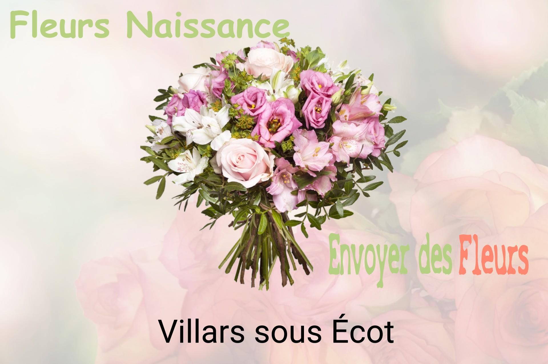 Bouquet de fleurs de naissance livré à Villars-sous-Écot